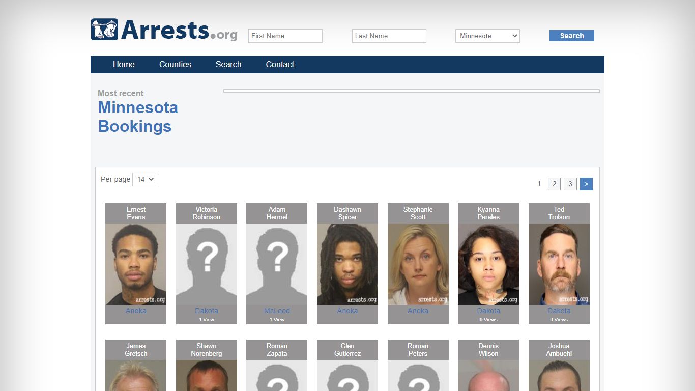 Minnesota Arrests and Inmate Search